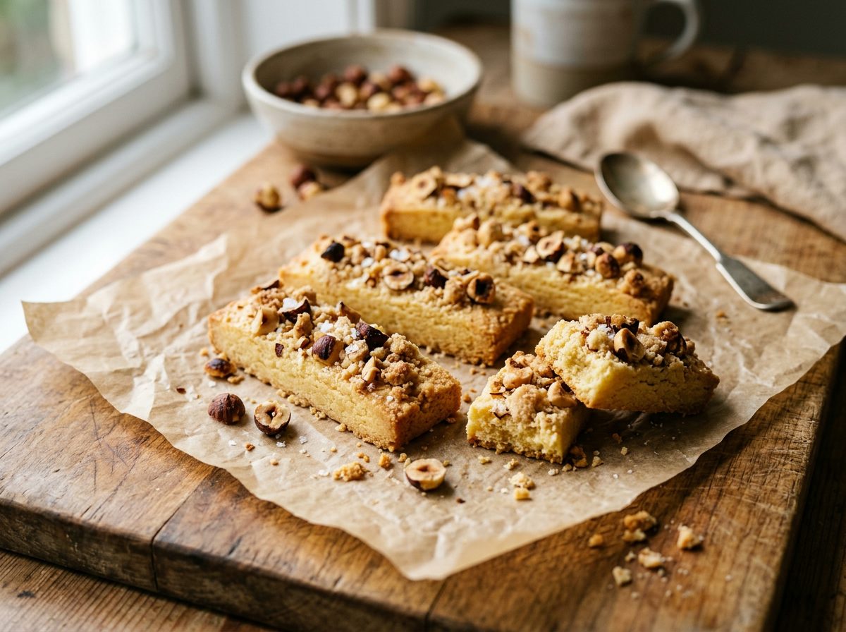 Brown Butter Hazelnut Shortbread