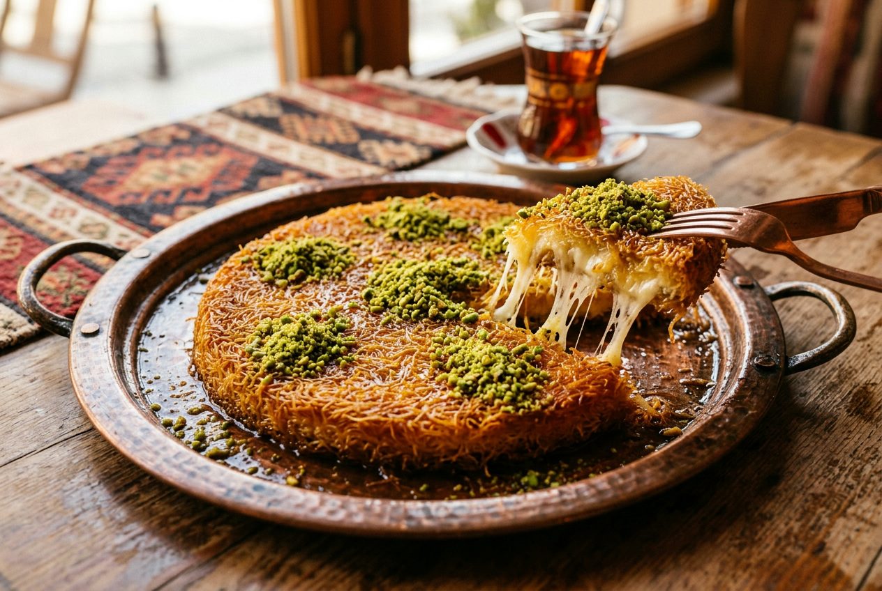 Künefe with Cheese & Syrup