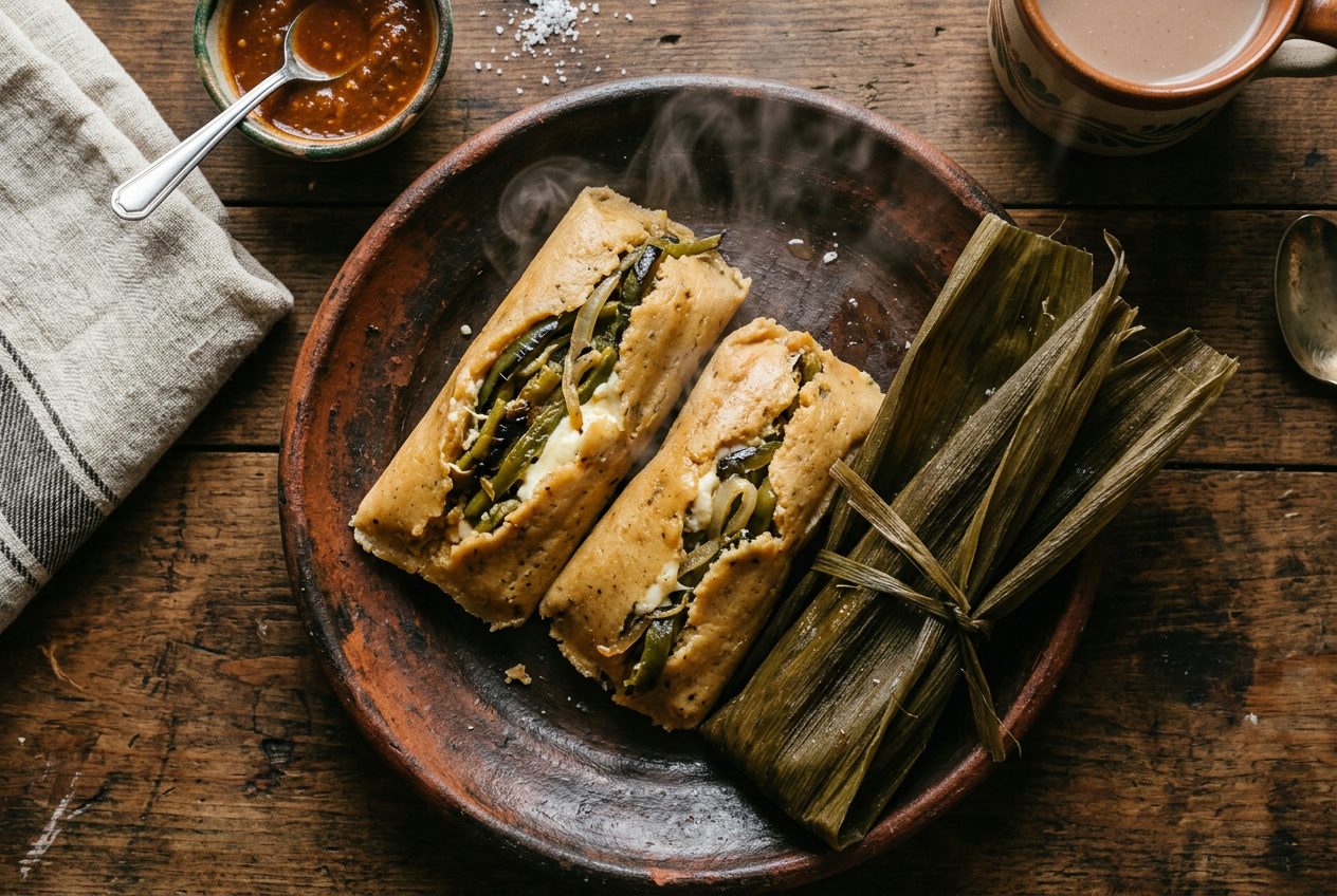 Tamales de Rajas