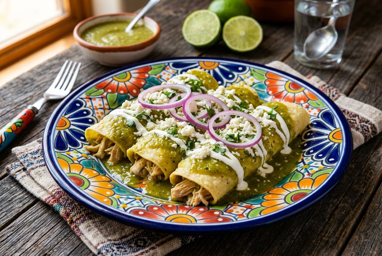 Enchiladas Verdes