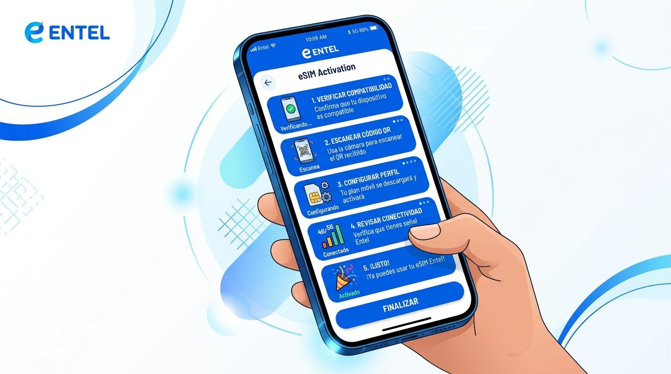 Activar eSIM en Entel: guía completa paso a paso