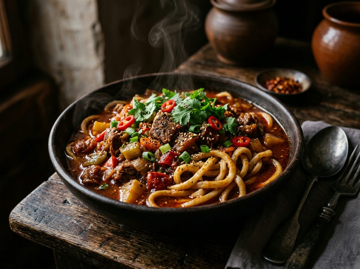 Lagman: Silk Road Noodles in Rich Lamb Broth