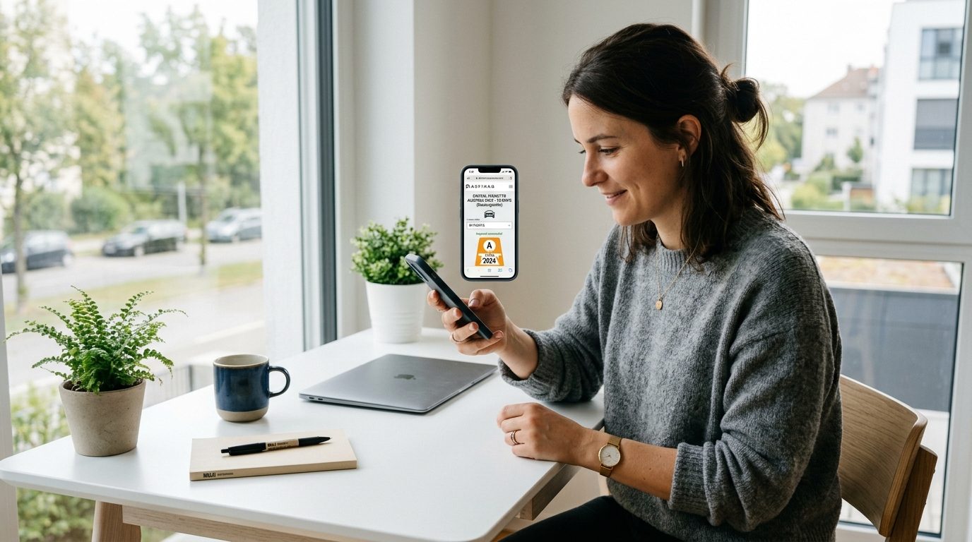 Digitale Vignette: Schritt-für-Schritt