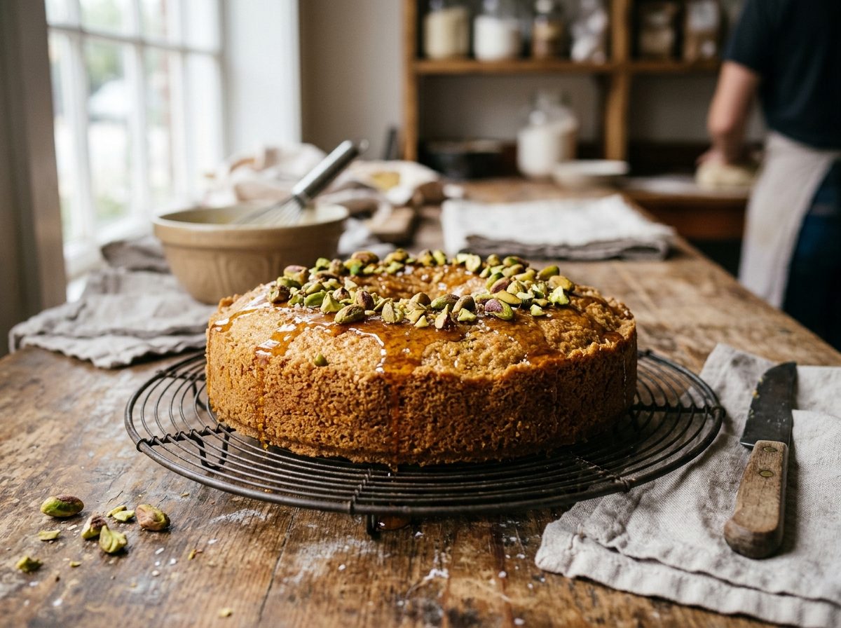 Olive Oil & Semolina Cake