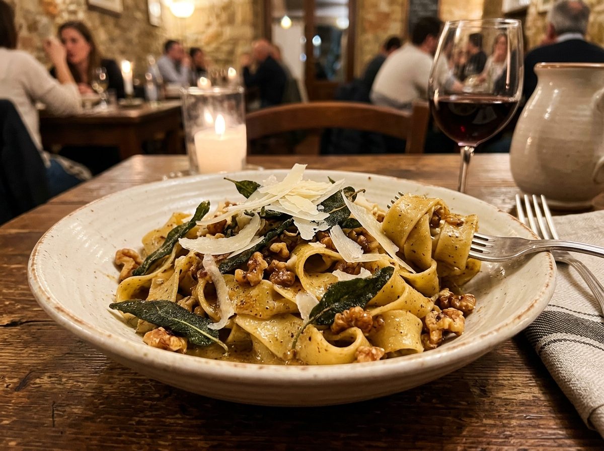 Walnut & Sage Brown Butter Pasta