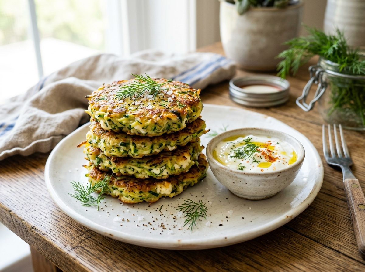 Zucchini & Feta Fritters