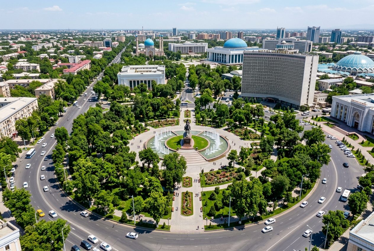 Сквер Амира Темура: новая жизнь главного парка Ташкента