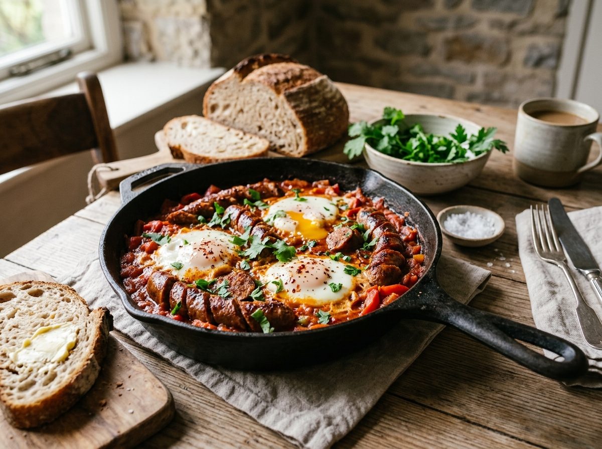 Shakshuka with Merguez
