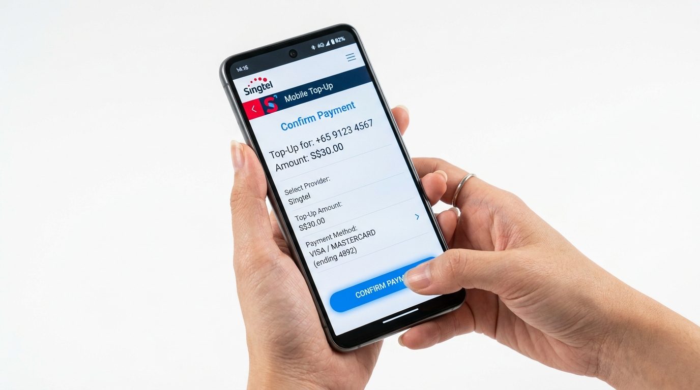 How to Top Up Singtel Online in 3 Steps