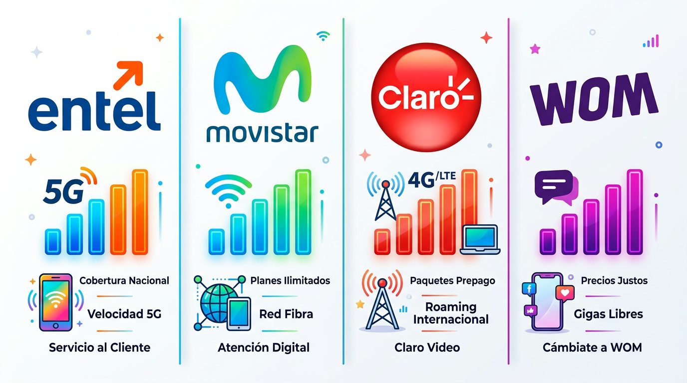 Comparativa de Operadores Móviles en Chile 2024: ¿Cuál conviene más?