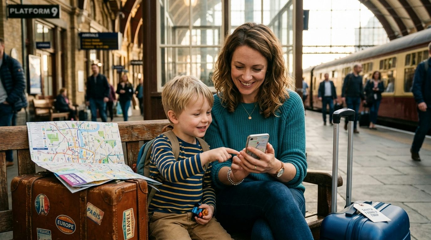 eSIM для детского телефона в поездке