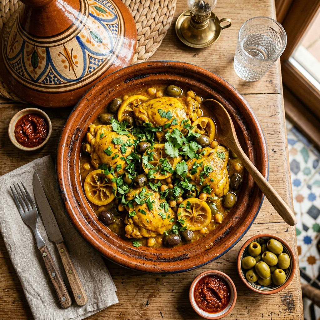 Saffron Chicken Tagine