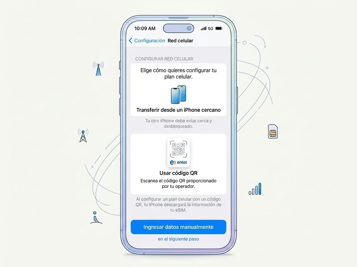 Получите QR-код от Entel