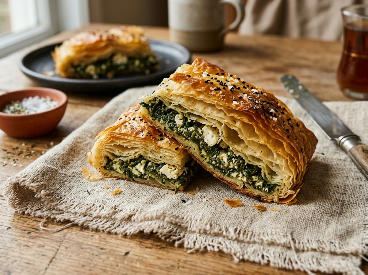 Ispanaklı Börek — Spinach & Feta Pastry