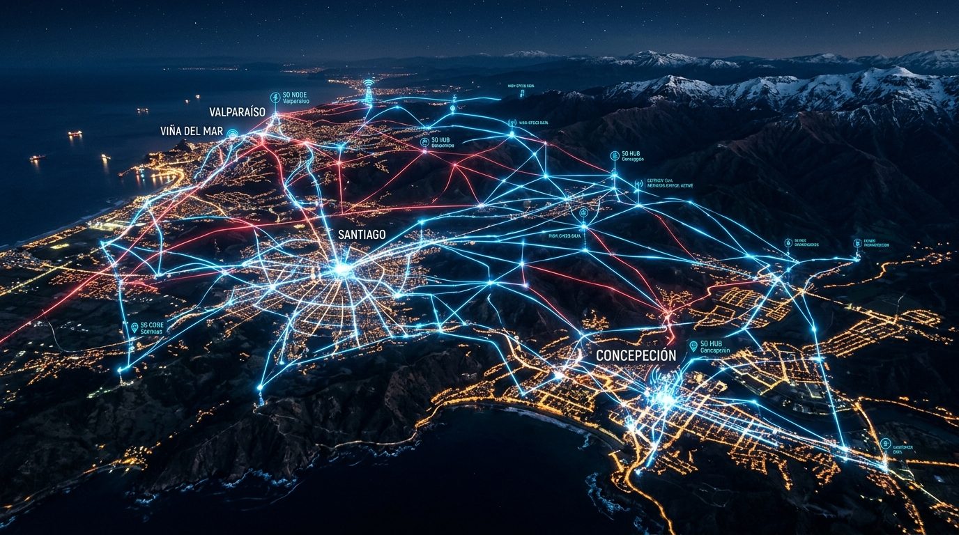 Cobertura 5G en Chile por Región: ¿Dónde llega la red más rápida?