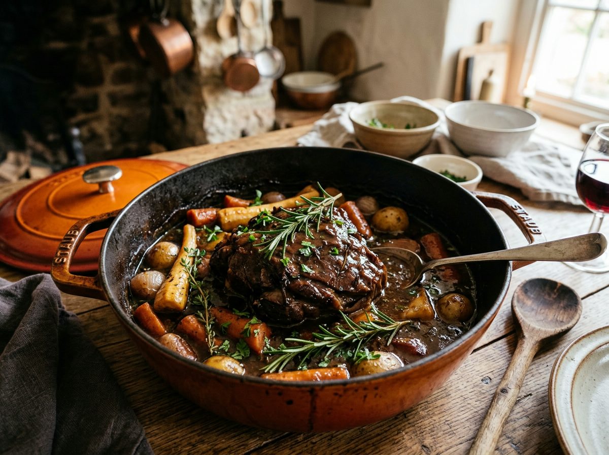 Slow-Braised Lamb Shoulder