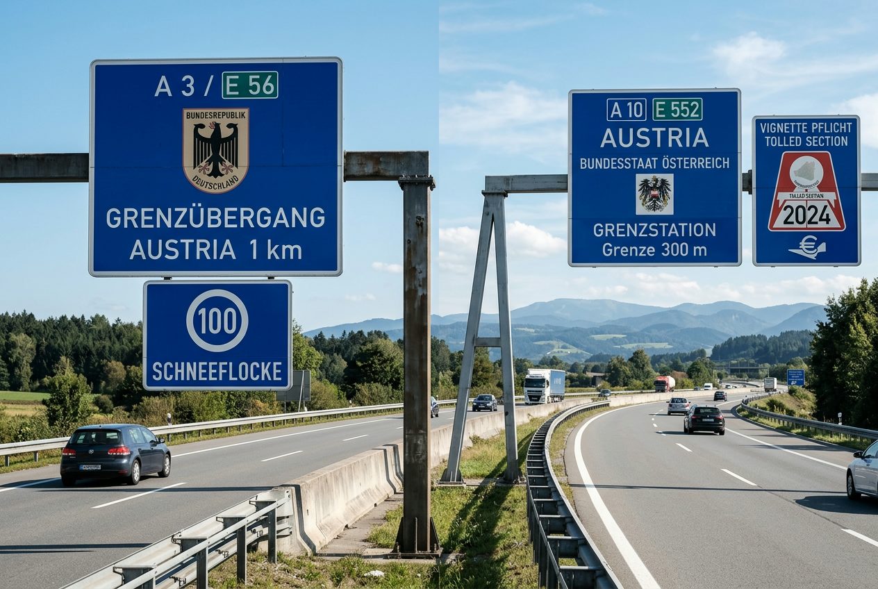Maut-Vergleich: Deutschland und Österreich