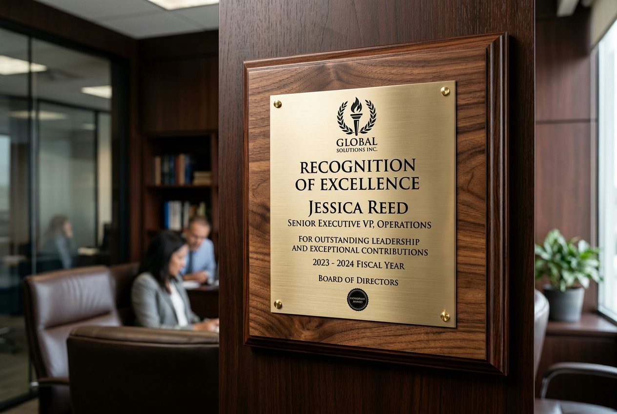 Wooden Recognition Boards