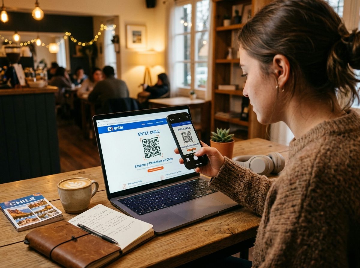 Сканируйте QR-код Entel