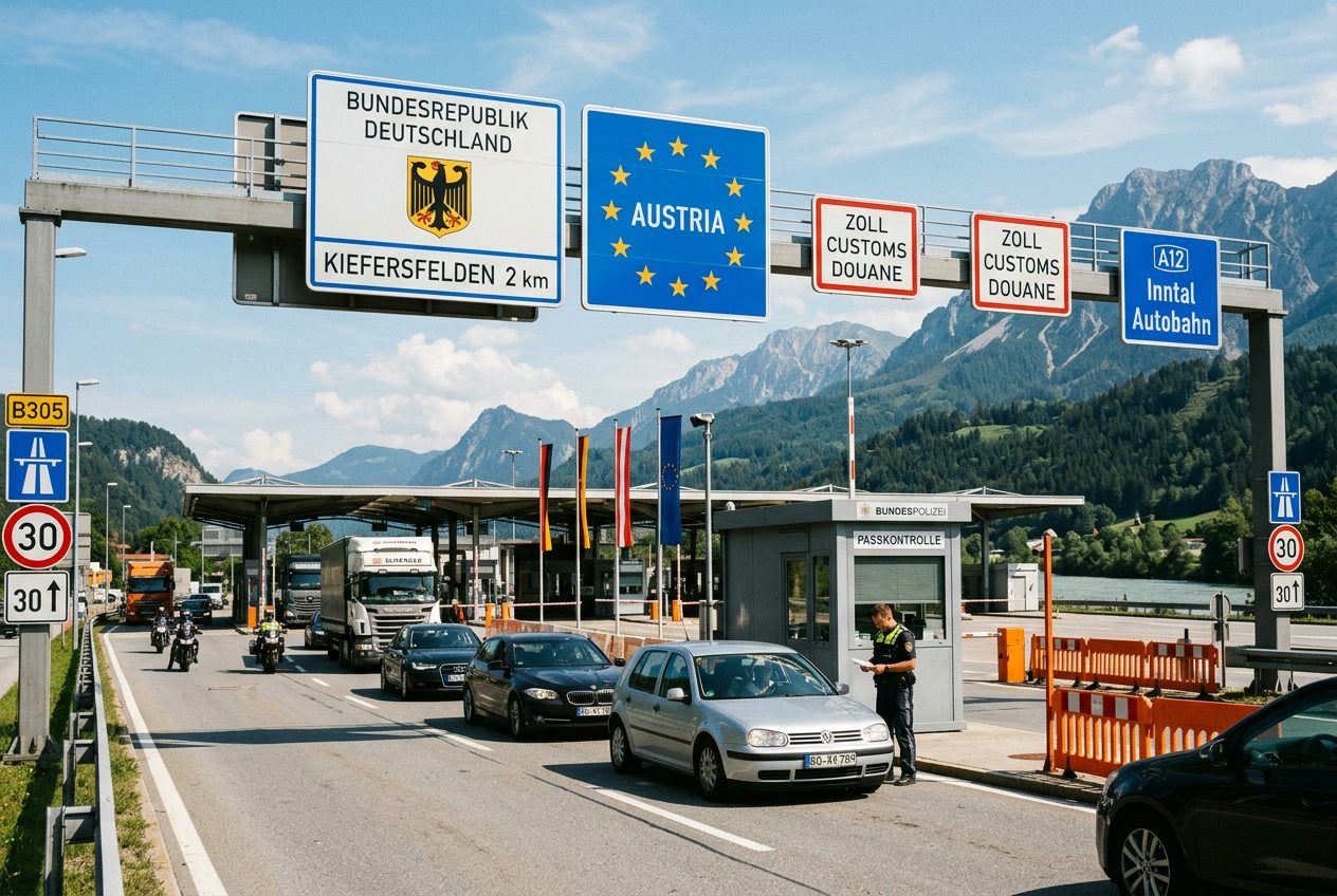 Grenze passieren ohne Strafe