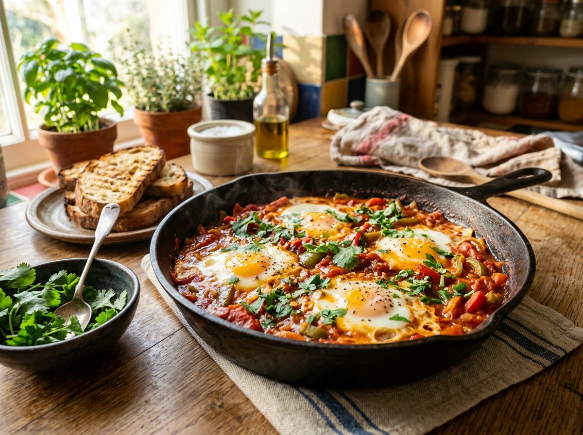 Shakshuka with Feta & Herbs