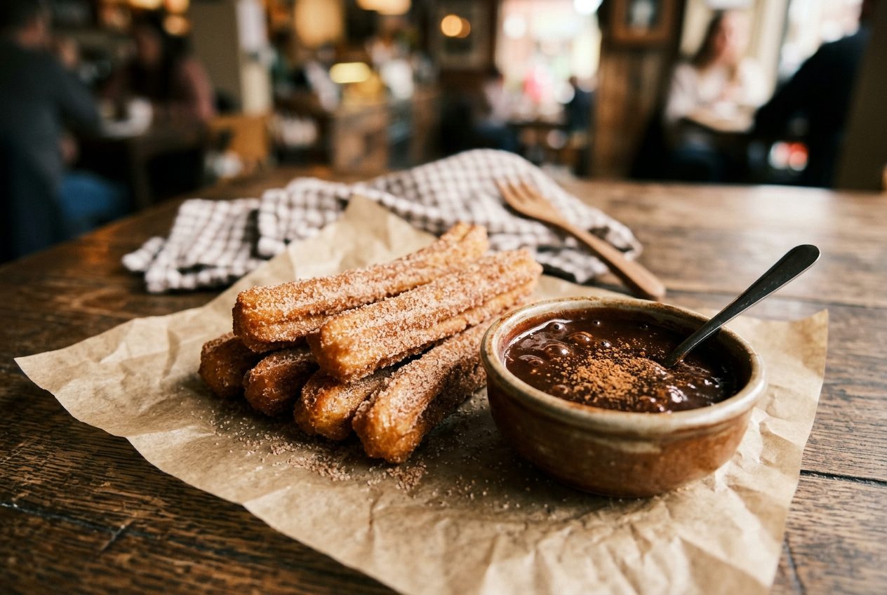 Churros con Chocolate