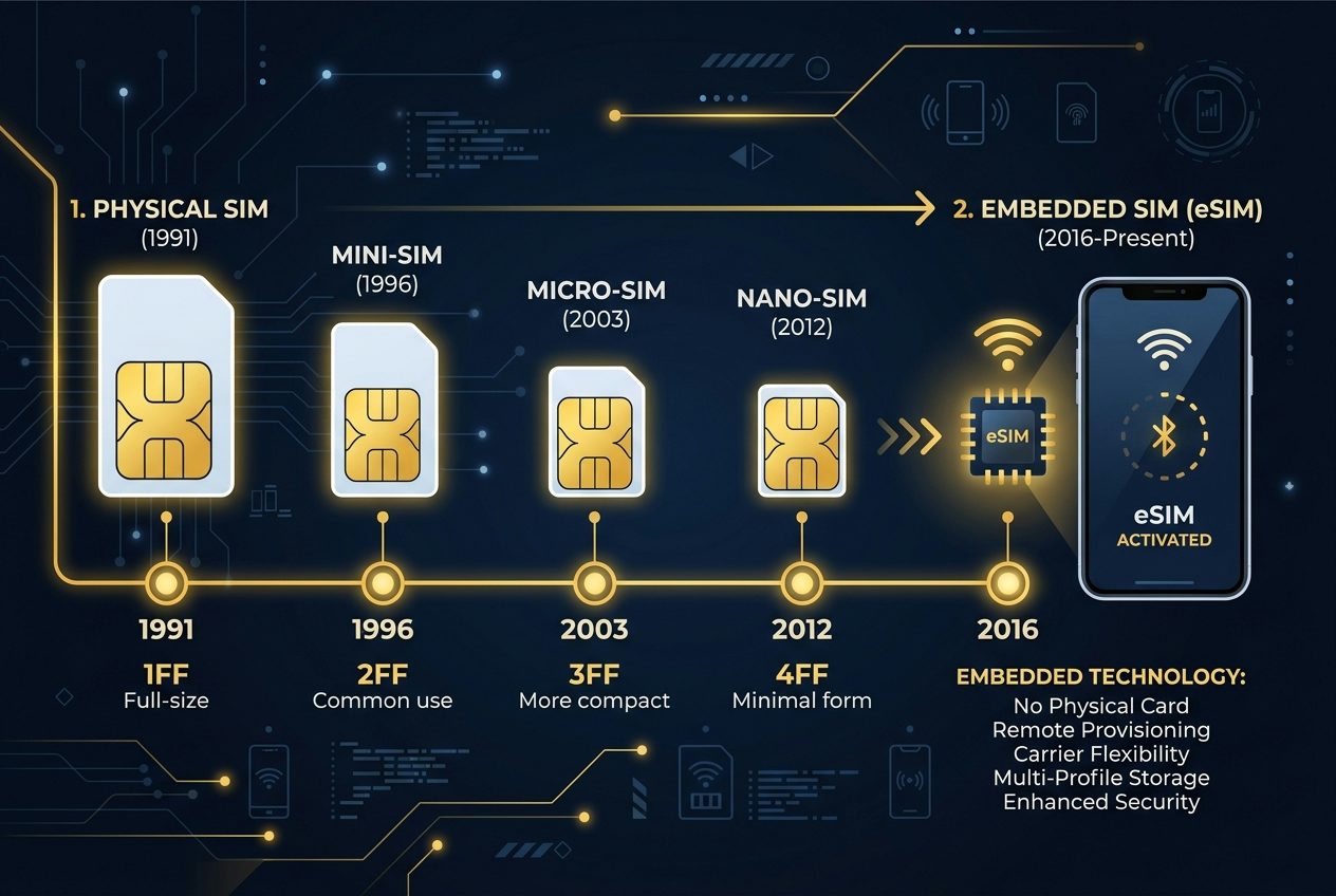 История eSIM: от концепции к массовому рынку