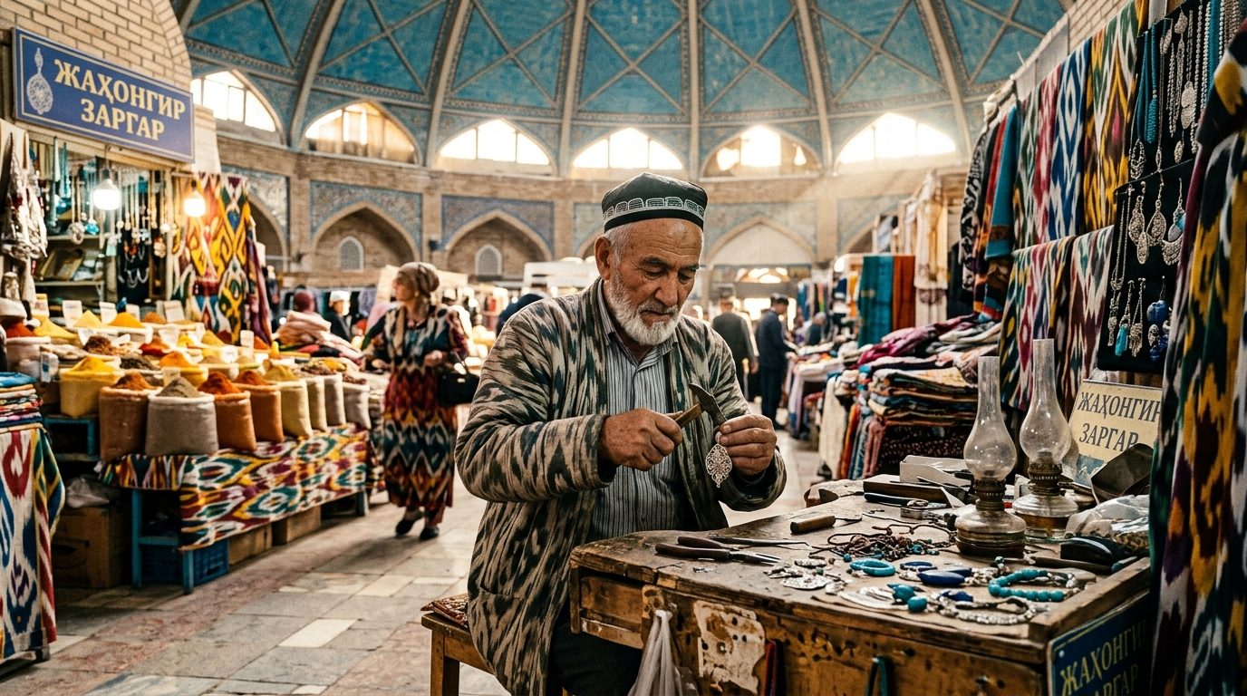 Алишер и старый город: прогулка по Чорсу
